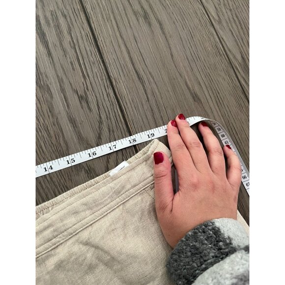 NWT Coldwater Creek Womens Flax Linen Blend Pull-On Shorts 18W Beige - Picture 4 of 9